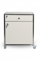 Тумба медична мобільна C.box CMM-1DD-2-NATA ALU 